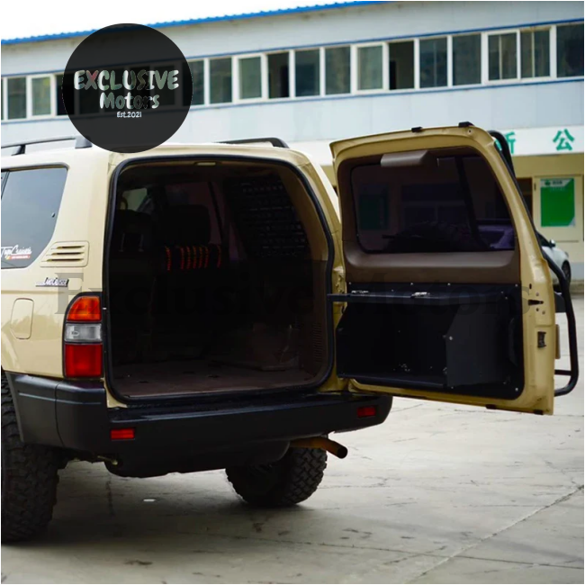 Cargo Box Storage Table For Toyota Lc95 Land Cruiser - Rear Door Modification Desk