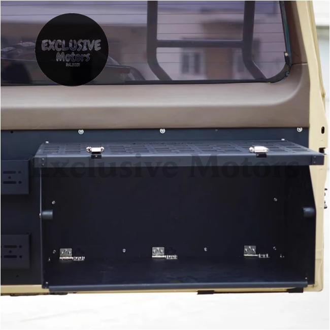 Cargo Box Storage Table For Toyota Lc95 Land Cruiser - Rear Door Modification Desk