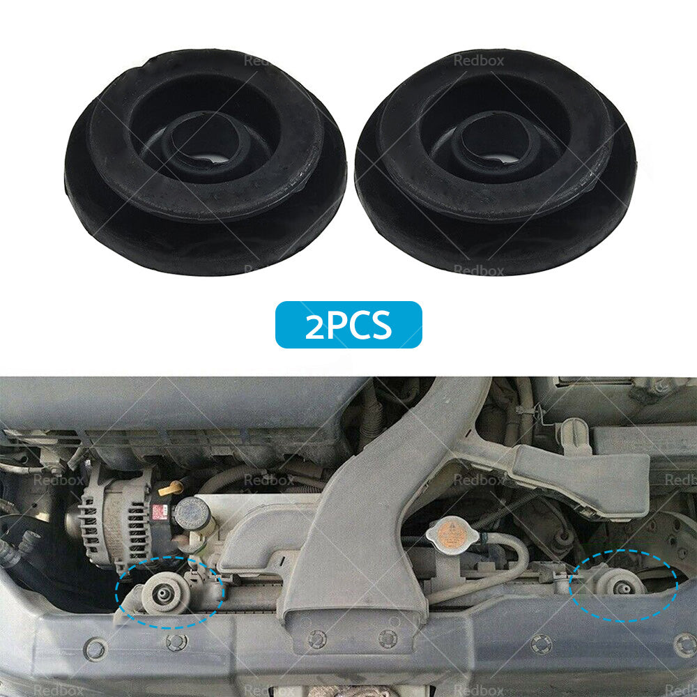 2x Rubber Fits For Nissan X-Trail T30 T31 Rogue T32 Radiator Bushing 21506-4M400-3