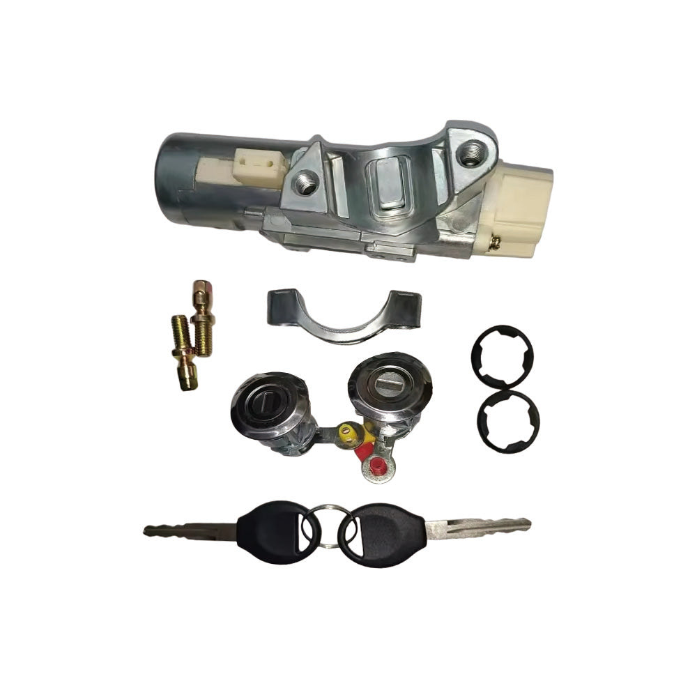 Door Lock Key Ignition Barrel Set Suitable for Nissan Patrol GU Y61 Ute 2000-17-1