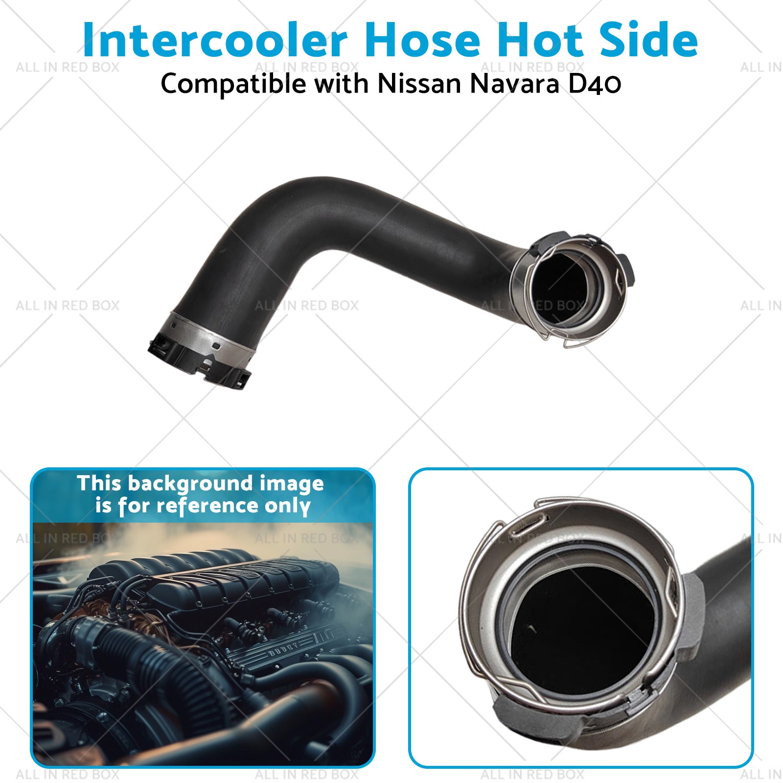 Intercooler Hose Hot Side Suitable for Pathfinder R51 YD25 Nissan Navara D40-3