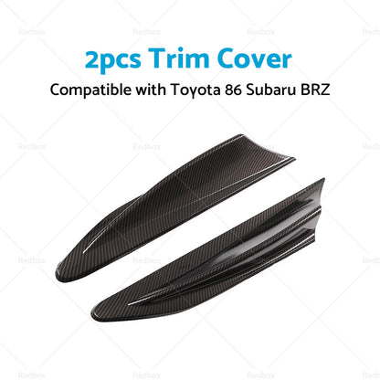 Carbon Fiber Car Side Fender Fin Vent Trim Suitable For Subaru BRZ Toyota 86-1