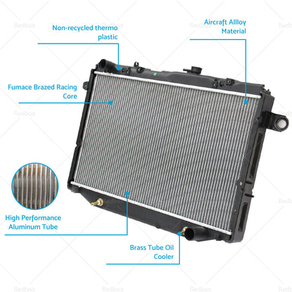 Radiator Suitable For Toyota Landcruiser 100S HZJ105R FZJ105R HDJ100R 98-07AT MT-4