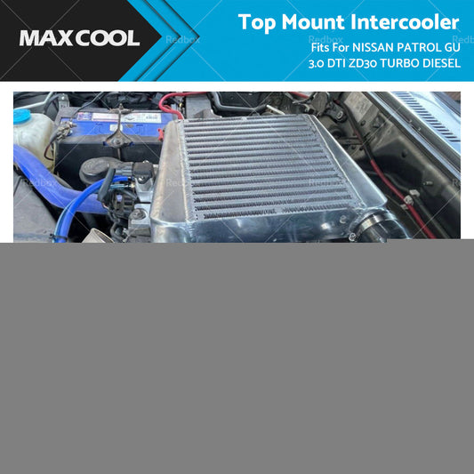 TOP MOUNT INTERCOOLER fit NISSAN PATROL GU 3. 0 DTI ZD30 TURBO DIESEL 1999-2012-0