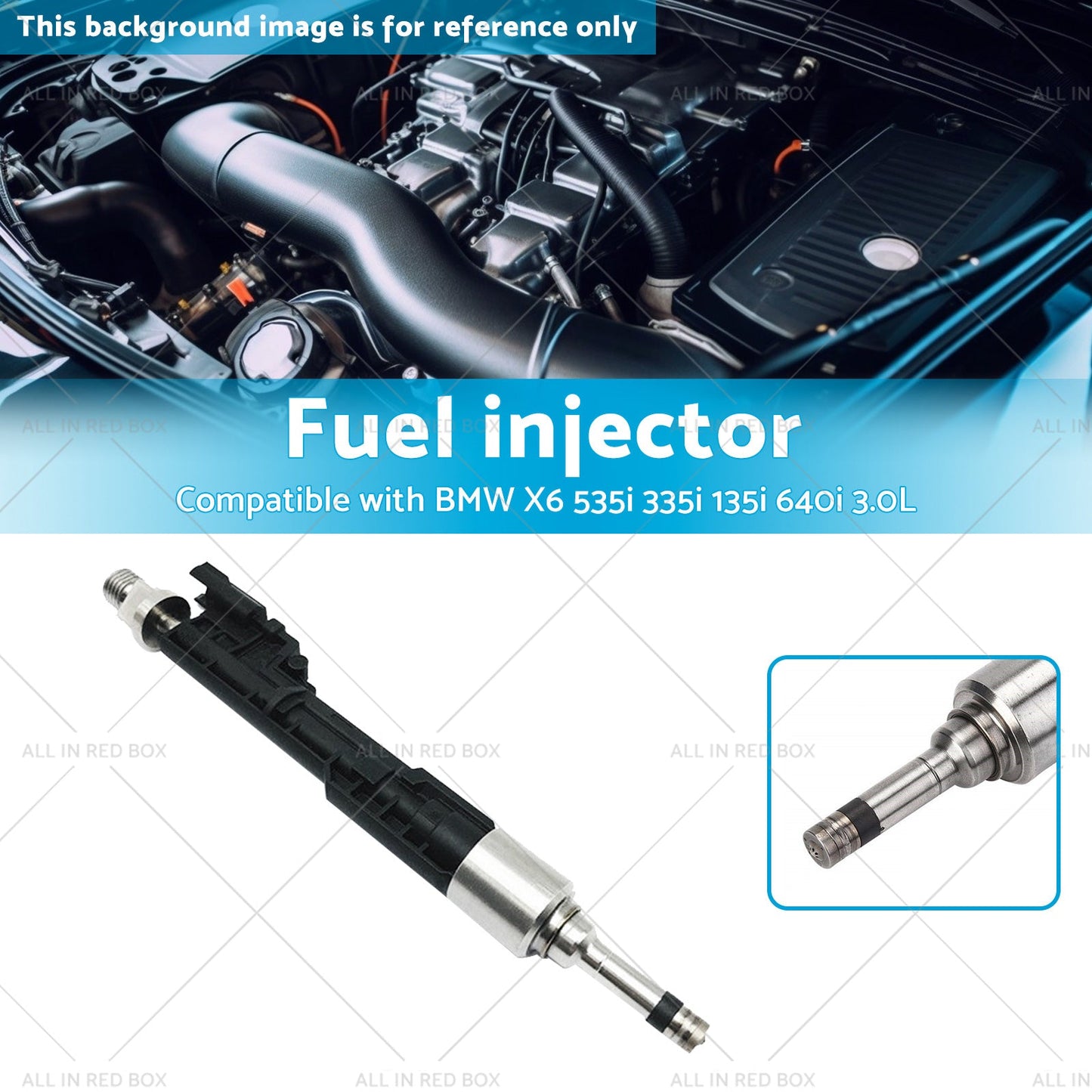 13647597870 0261500109 Fuel injector Suitablefor BMW X6 535i 335i 135i 640i 3. 0L