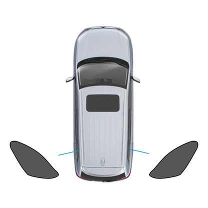 2x Triangular Car Window Sun Shade Suitable for Mazda CX-30 19-25 UVA Protection-0