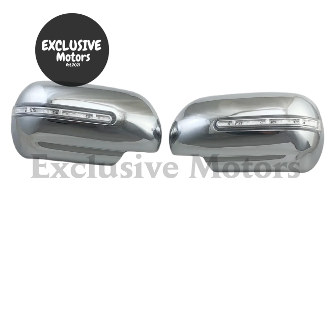 Chrome Door Mirror Cover With Led For 2008-2013 Suzuki Grand Vitara