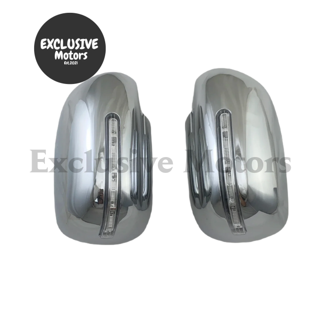 Chrome Door Mirror Cover With Led For 2008-2013 Suzuki Grand Vitara