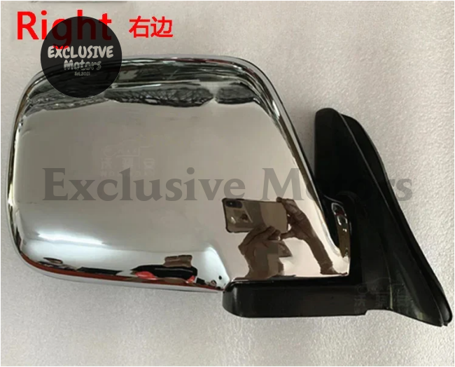 Chrome Mirrors For Toyota Land Cruiser Lc80/Fj80 (1991-1997)