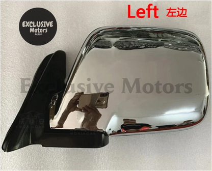 Chrome Mirrors For Toyota Land Cruiser Lc80/Fj80 (1991-1997)