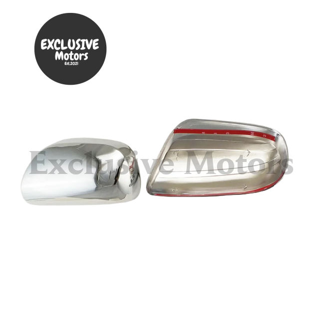 Chrome Side Mirror Cover Trim For Toyota Prius (2003-2009)