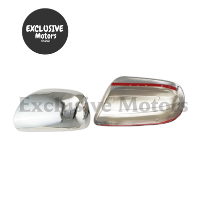 Chrome Side Mirror Cover Trim For Toyota Prius (2003-2009)