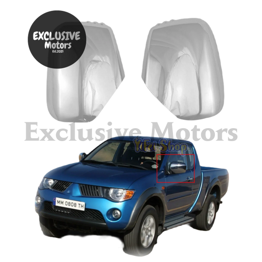 Chrome Side Mirror Covers For Mitsubishi L200 Triton