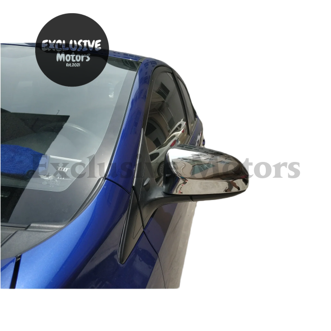 Chrome Side Mirror Covers For Toyota Vios/Yaris/Corolla