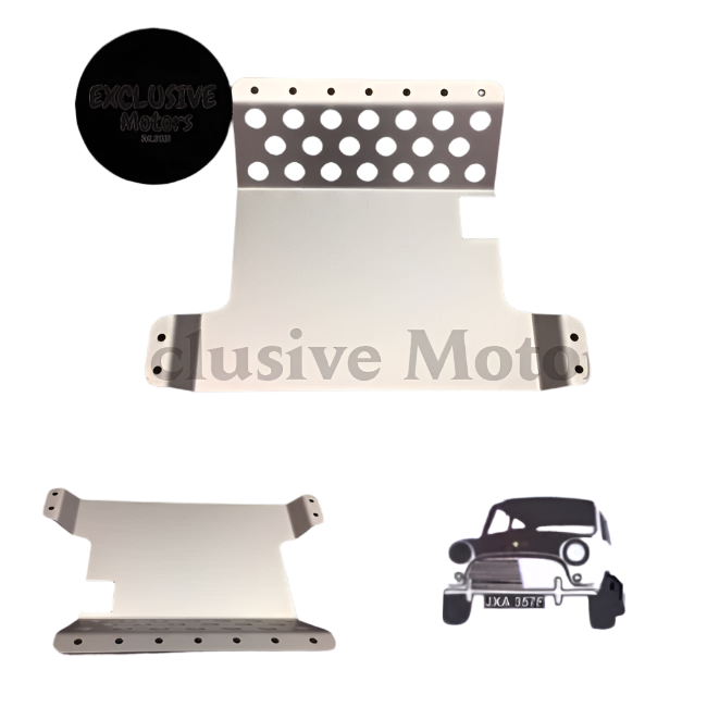 Classic Mini Aluminum Race Spec Sump Guard Protector (Skid Plate)