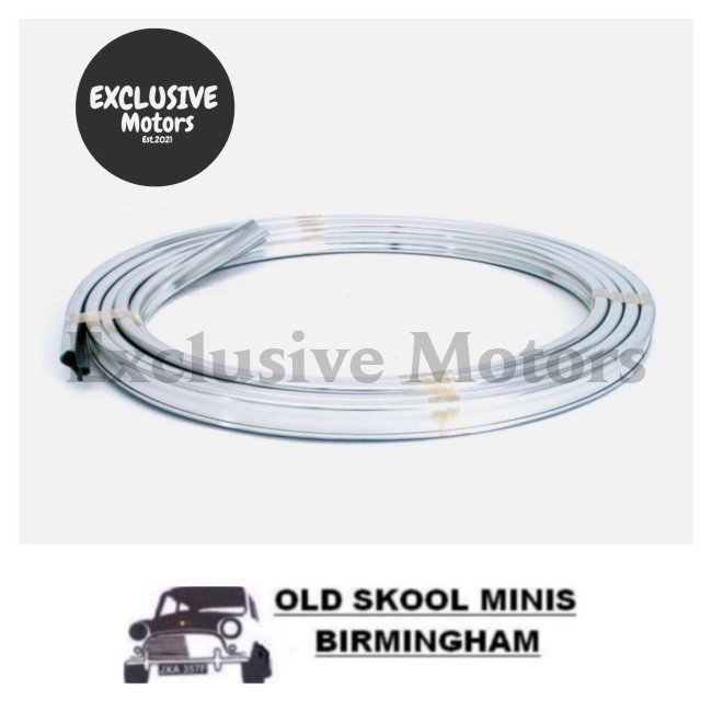 Classic Mini Chrome Deluxe Body Side Trim (Fluted Wheel Arch Moulding)