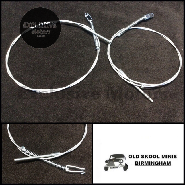 Classic Mini Full Handbrake Cable Pair (1959-1976)