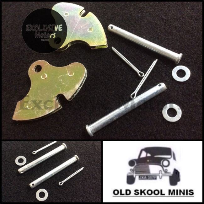 Classic Mini Handbrake Quadrant & Clevis Pin Kit (Dry Rear Suspension)