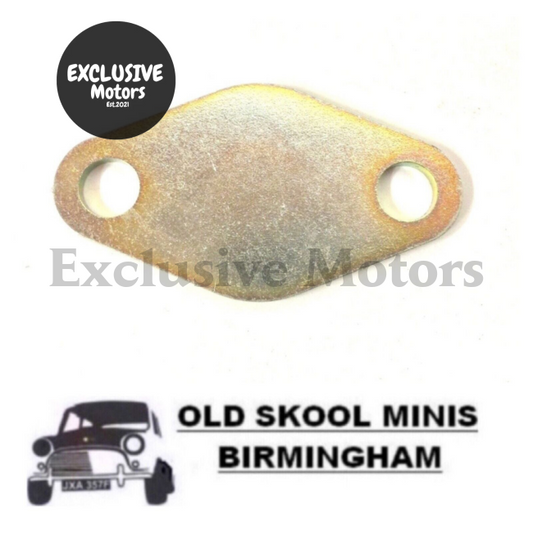 Classic Mini Heater Valve Tap Blanking Plate (Includes Gasket)