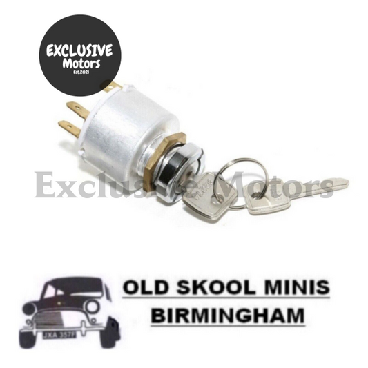 Classic Mini Ignition Switch Lock & Keys (Dash Mounted)