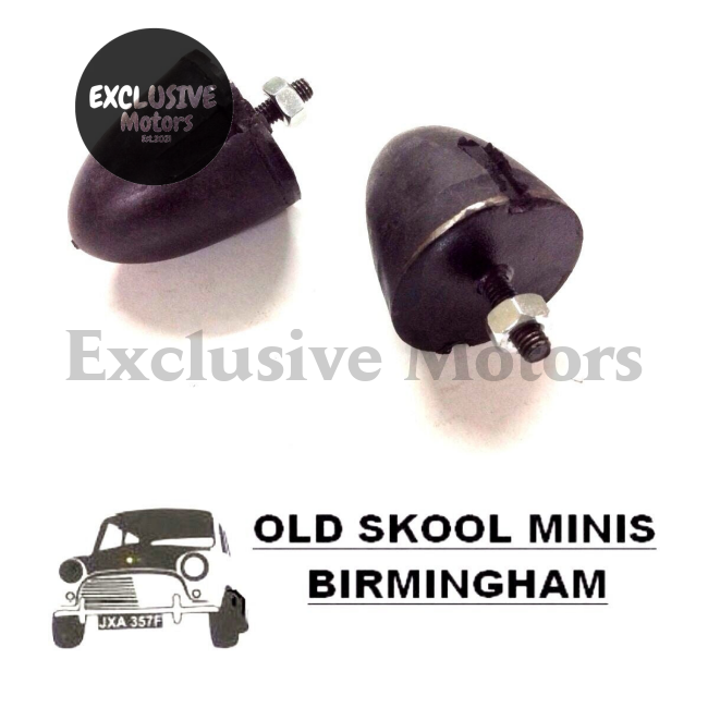 Classic Mini Single Bolt Bump Stop Pair