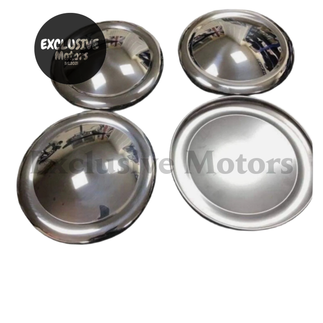 Classic Mini Stainless Steel Hub Cap Set (Set of 4)