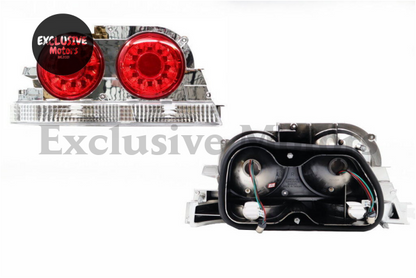 Clear Red LED Tail Lights for Nissan Skyline R33