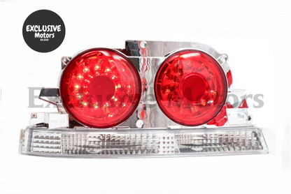 Clear Red LED Tail Lights for Nissan Skyline R33