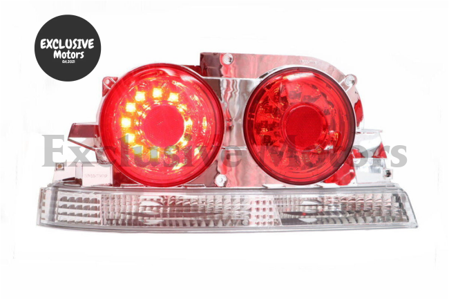 Clear Red LED Tail Lights for Nissan Skyline R33