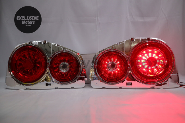 New Clear Red LED Tail Light for Nissan Skyline R34