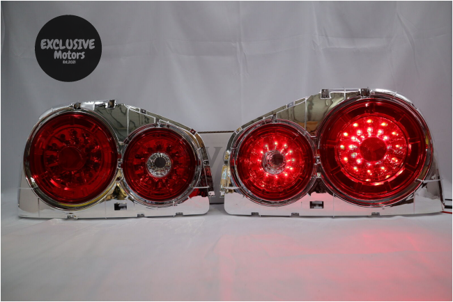 New Clear Red LED Tail Light for Nissan Skyline R34