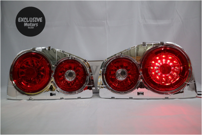 New Clear Red LED Tail Light for Nissan Skyline R34