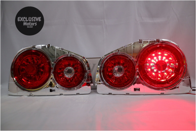 New Clear Red LED Tail Light for Nissan Skyline R34