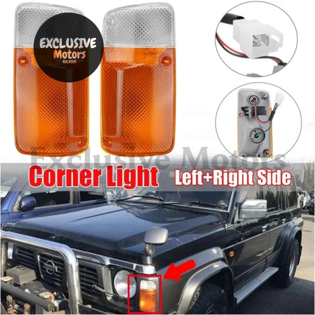 Corner Light Indicator Signal Lights For Nissan Patrol Gq Y60 (1987-1994)