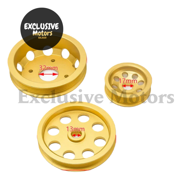 Crank Pulley For Nissan S14 S15 Sr20 Engine – Gold