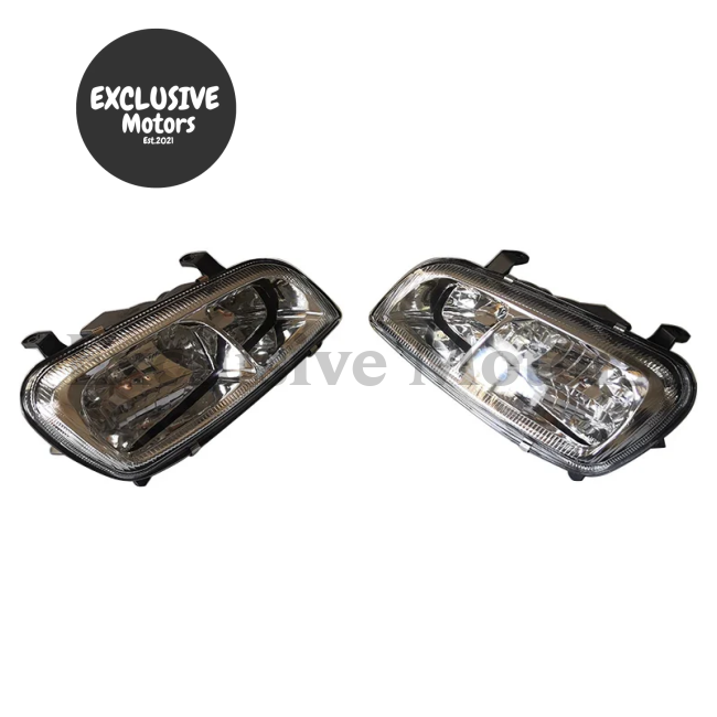 Crystal Glass Headlights For Toyota Rav4 (1998-2000) - 2Pcs Set