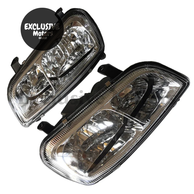 Crystal Glass Headlights For Toyota Rav4 (1998-2000) - 2Pcs Set