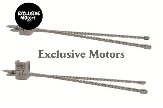 Chrome Dual Curb Feeler Set : Bolt on Kit - Body