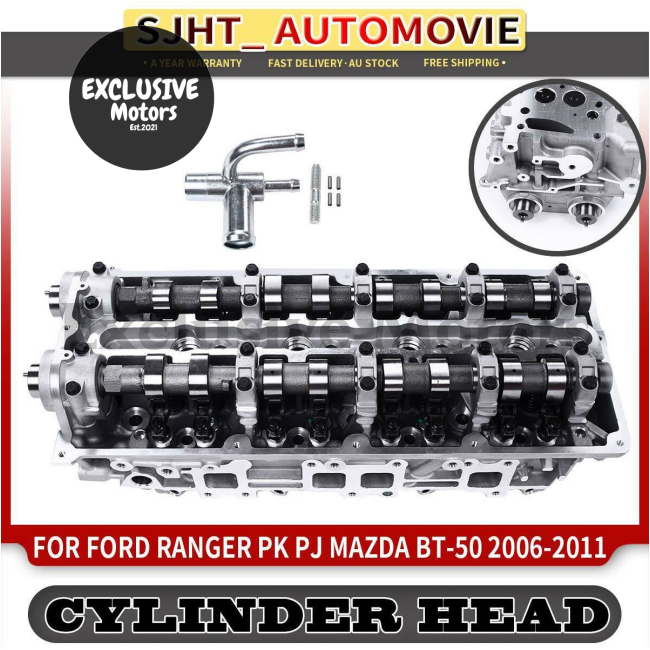 Cylinder Head Assembly for Ford Ranger PK, PJ, Mazda UN CD 2.5L, 3.0L WLAT, WEAT