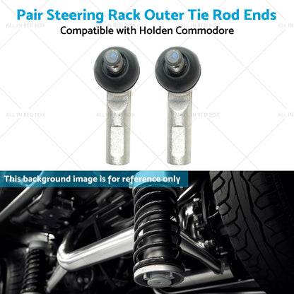 Pair Steering Rack Outer Tie Rod Ends Suitable for 05-15 Toyota Hilux KUN26-4