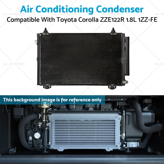 Air Con Condenser Suitable for Toyota Corolla ZZE122R 1.8L 1ZZ-FE 2001-2007 Air Conditioning Condenser Suitable for Toyota Corolla ZZE122R 1.8L 1ZZ-FE 01-07-0