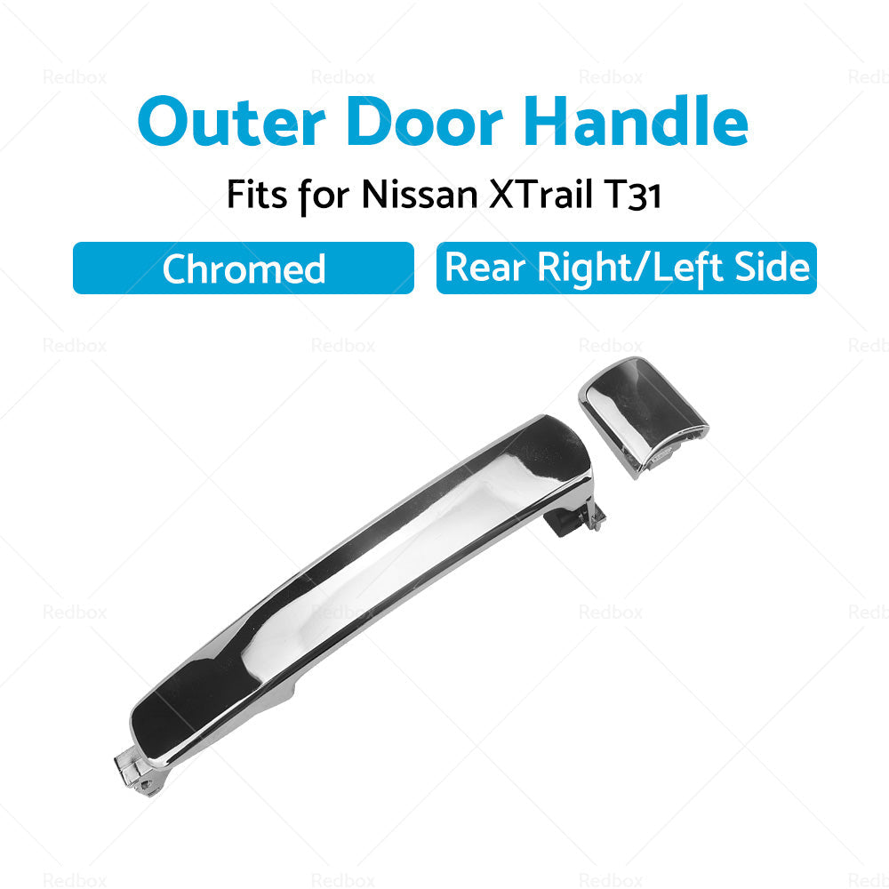 For Nissan XTrail T31 2007-2013 REAR LH Left  or  RH Right Outer Door Handle Chrome