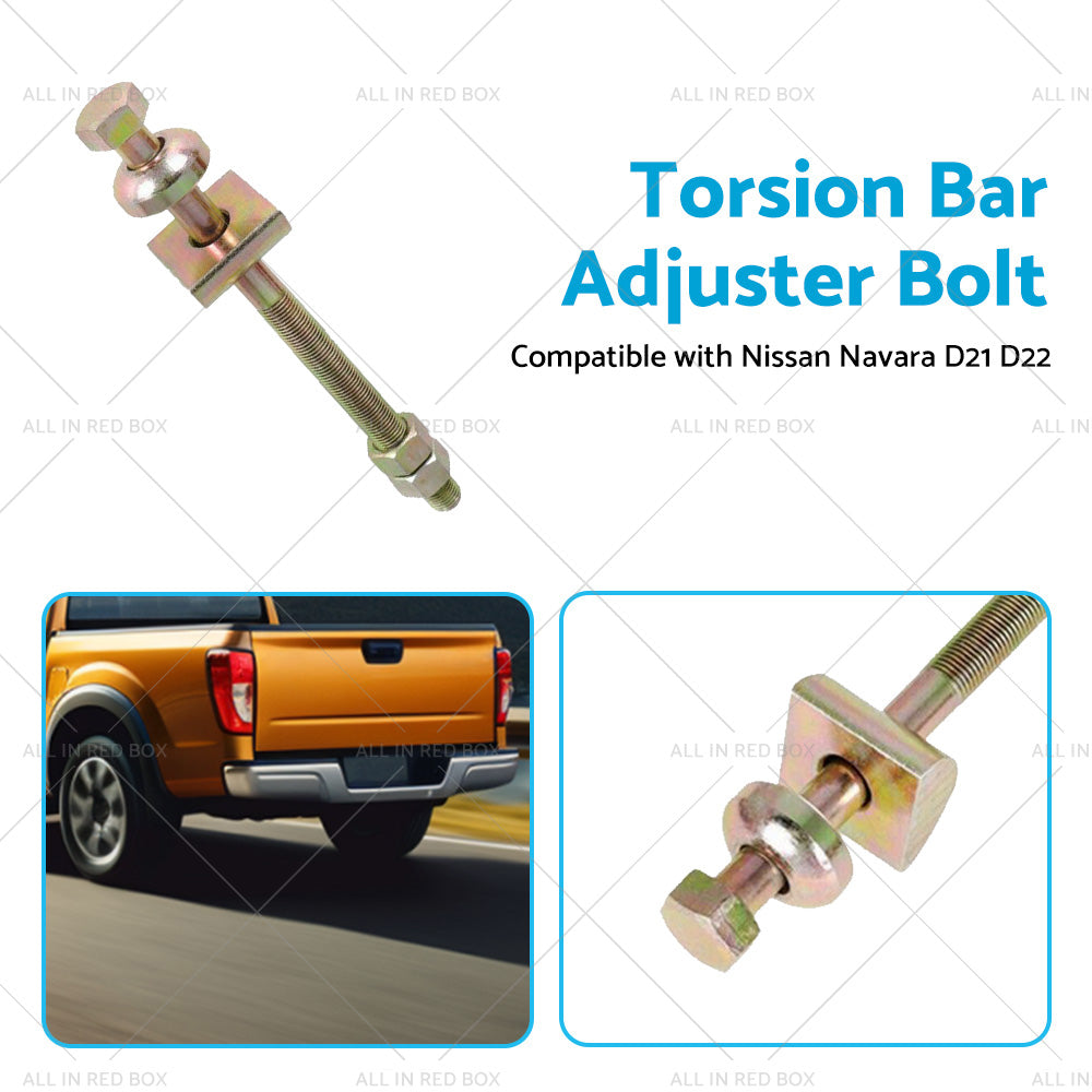 Torsion Bar Adjuster Bolt w  Nut Suitable For Nissan Navara D21 D22 4WD RWD PLD-4
