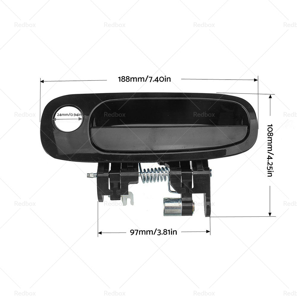 Front Left Outside Outer Door Handle Suitable for Toyota Corolla AE112 1998-2001-2
