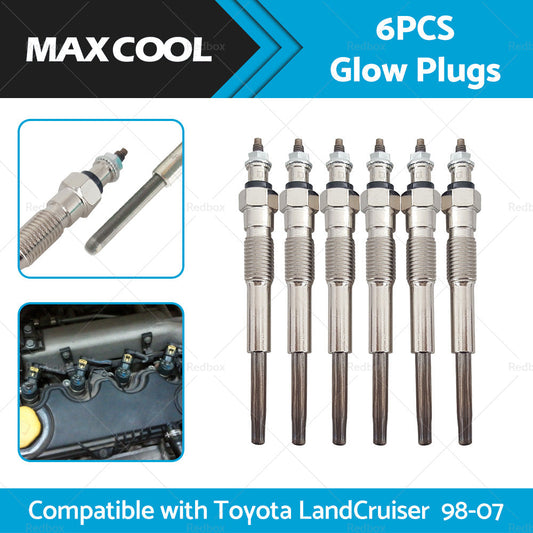 6X Glow Plugs Suitable For Toyota LandCruiser HZJ75  HZJ79 HZJ105 4. 2D 1HZ 98-07-0