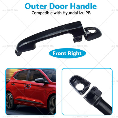 Front Right Exterior Outer Door Handle Suitable for Hyundai i20 PB 2009-2015