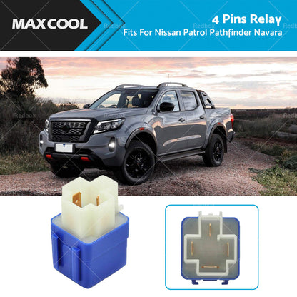 Car Relay 4Pin Fit For Nissan Patrol GQ Y60 GU Y61 Pathfinder R50 Navara D22 D40-0