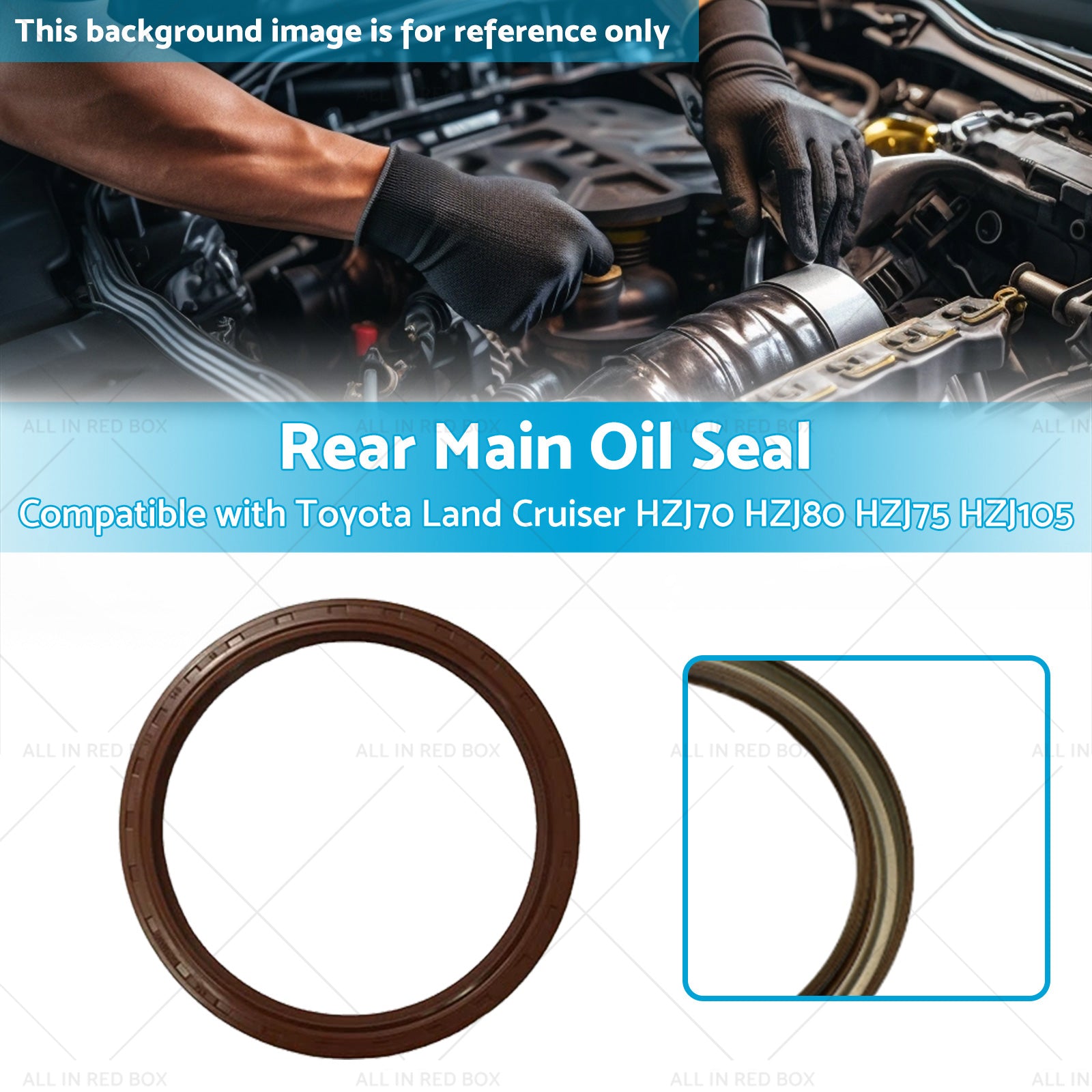 Rear Main Oil Seal Suitable for Toyota Land Cruiser HZJ105 HZJ70 HZJ80 HZJ75-2