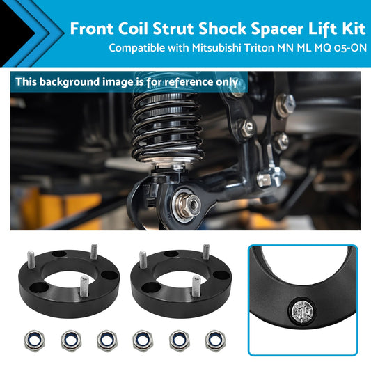 25mm Front Coil Spacer Kit Suitable For Mitsubishi Triton MN ML MQ 2005-ON-0