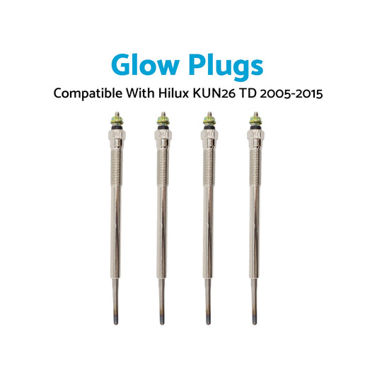 4Pcs Bosch Glow Plugs Suitable for Hilux KUN26 TD 1KD-FTV 3.0L 4cyl 2005-2015-0